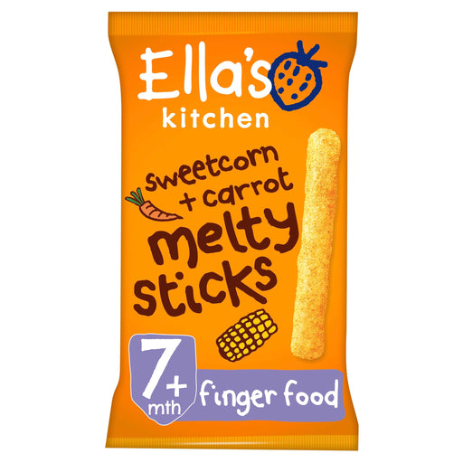 Ella's Kitchen Organic Sweetcorn & Carrot Melty Sticks