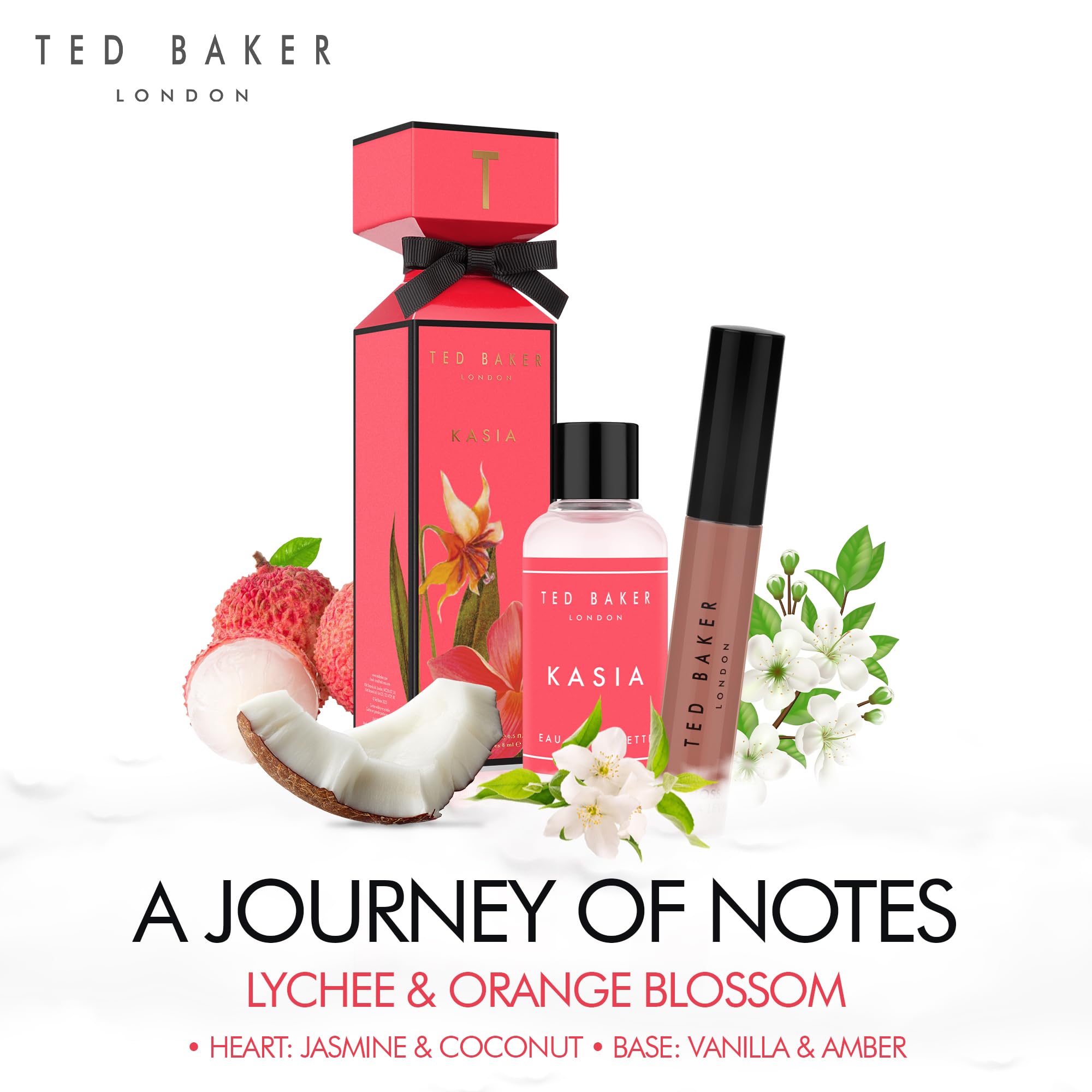 Ted Baker Kasia Cracker Gift Set 15ml EDT + 8ml Lipgloss