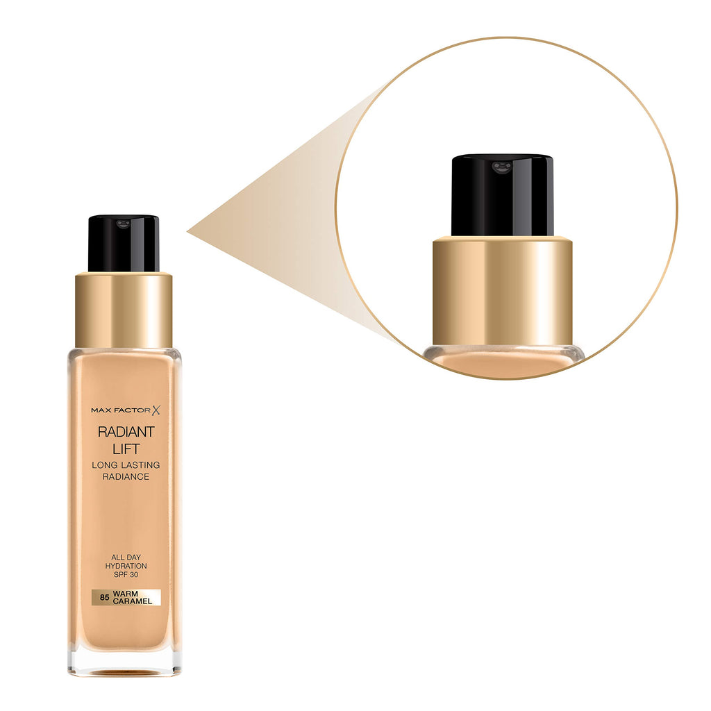 Max Factor Radiant Lift Foundation SPF30 30ml - 085 Warm Caramel