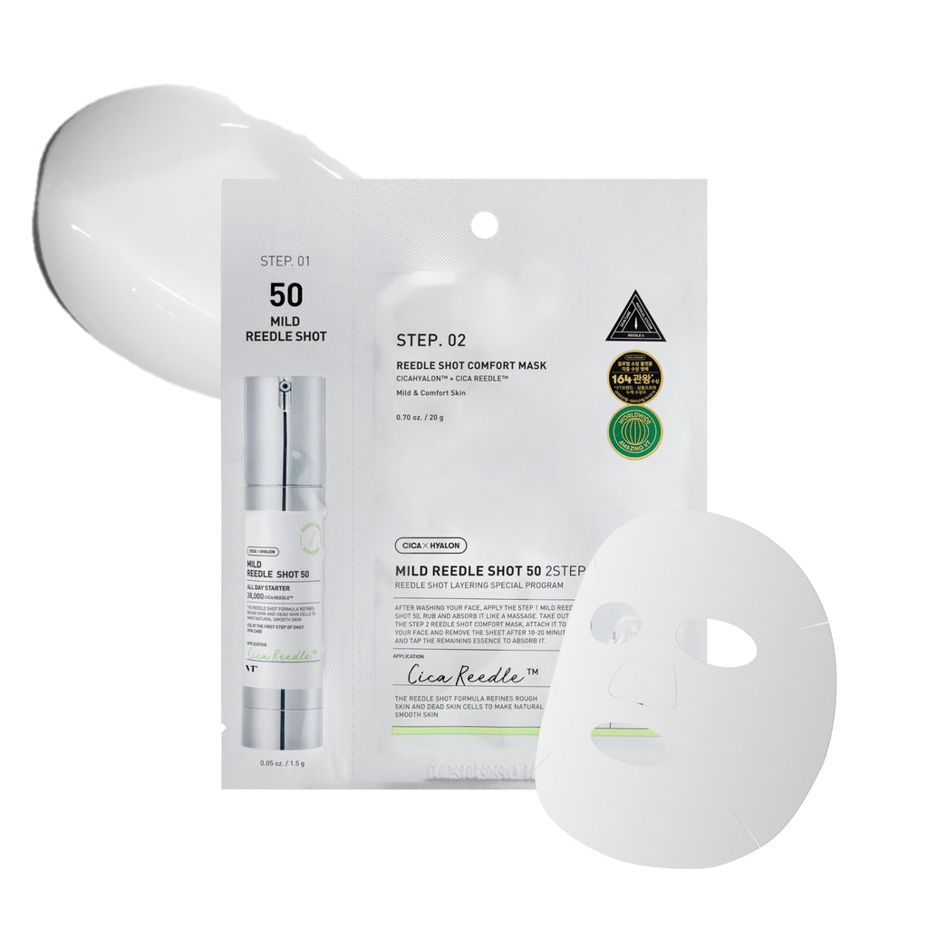 VT Cosmetics Reedle Shot 50 2-Step Mild Mask 25g