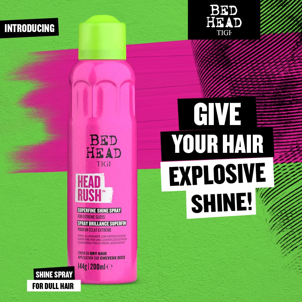Tigi Bed Head Headrush Superfine Shine Spray 200ml