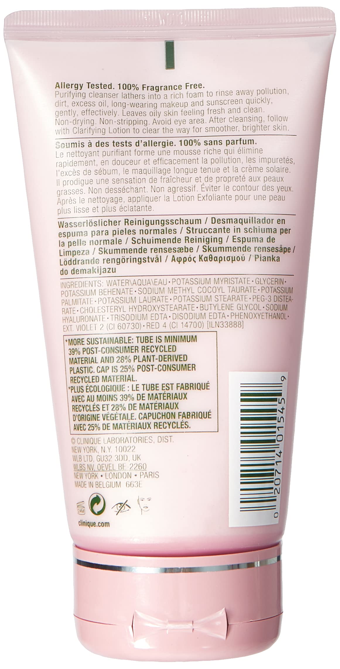 Clinique Rinse Off Foam Cleanser Gel 150ml