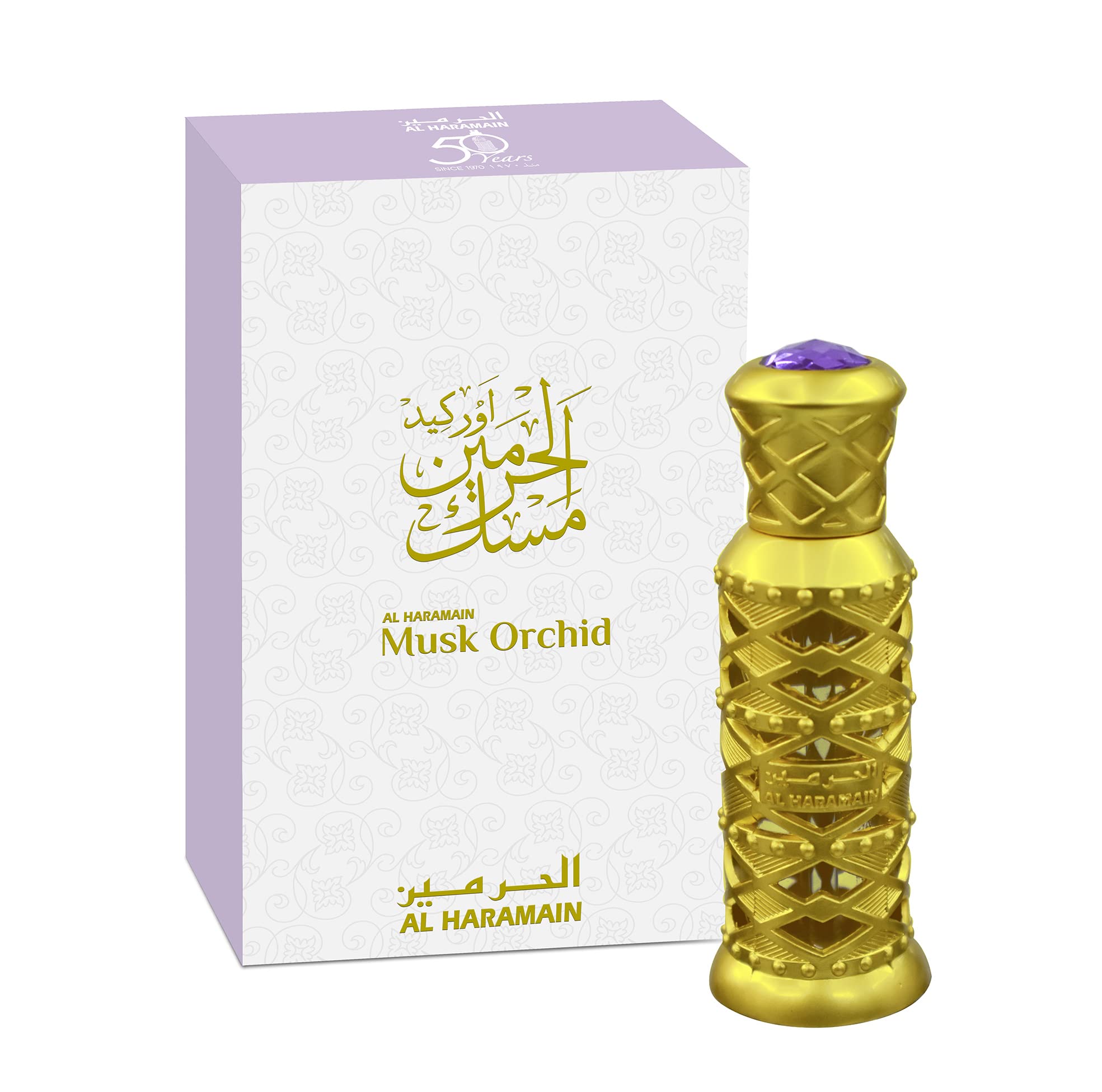 Al Haramain Musk Orchid Perfume Oil 12ml - Perfume Oils at MyBeautyBoutique by Al Haramain