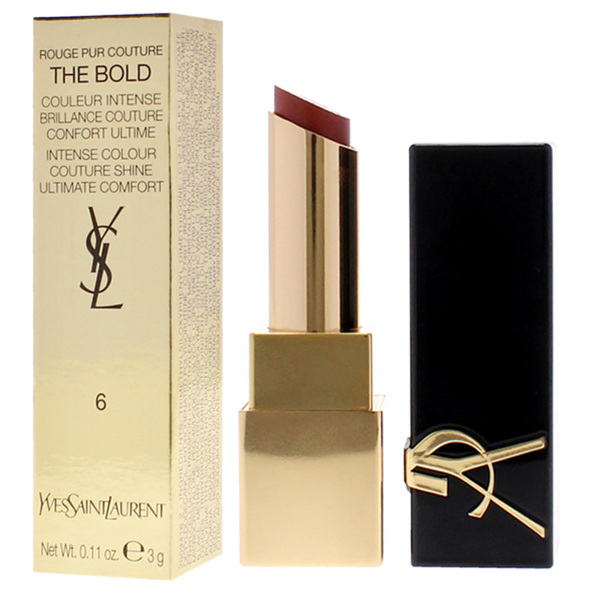 Yves Saint Laurent Rouge Pur Couture The Bold Lipstick 2.8g - 06 Reignated Amber