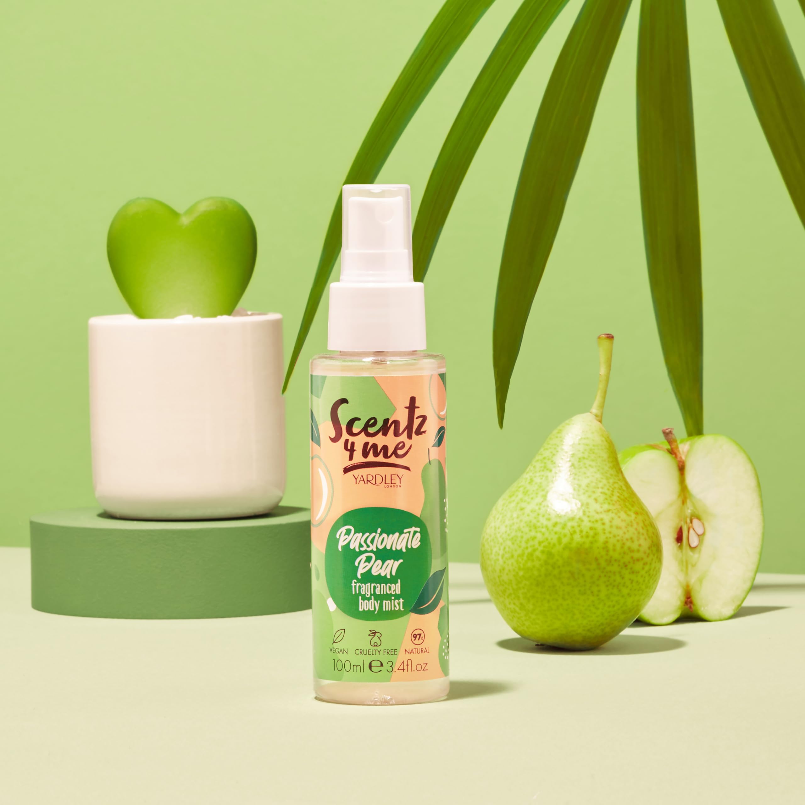 Yardley Scentz 4 Me Fragranced Body Mist 100ml Spray - Passionate Pear