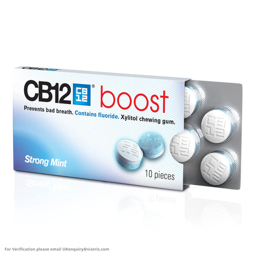 CB12 Boost Chewing Gum Strong Mint