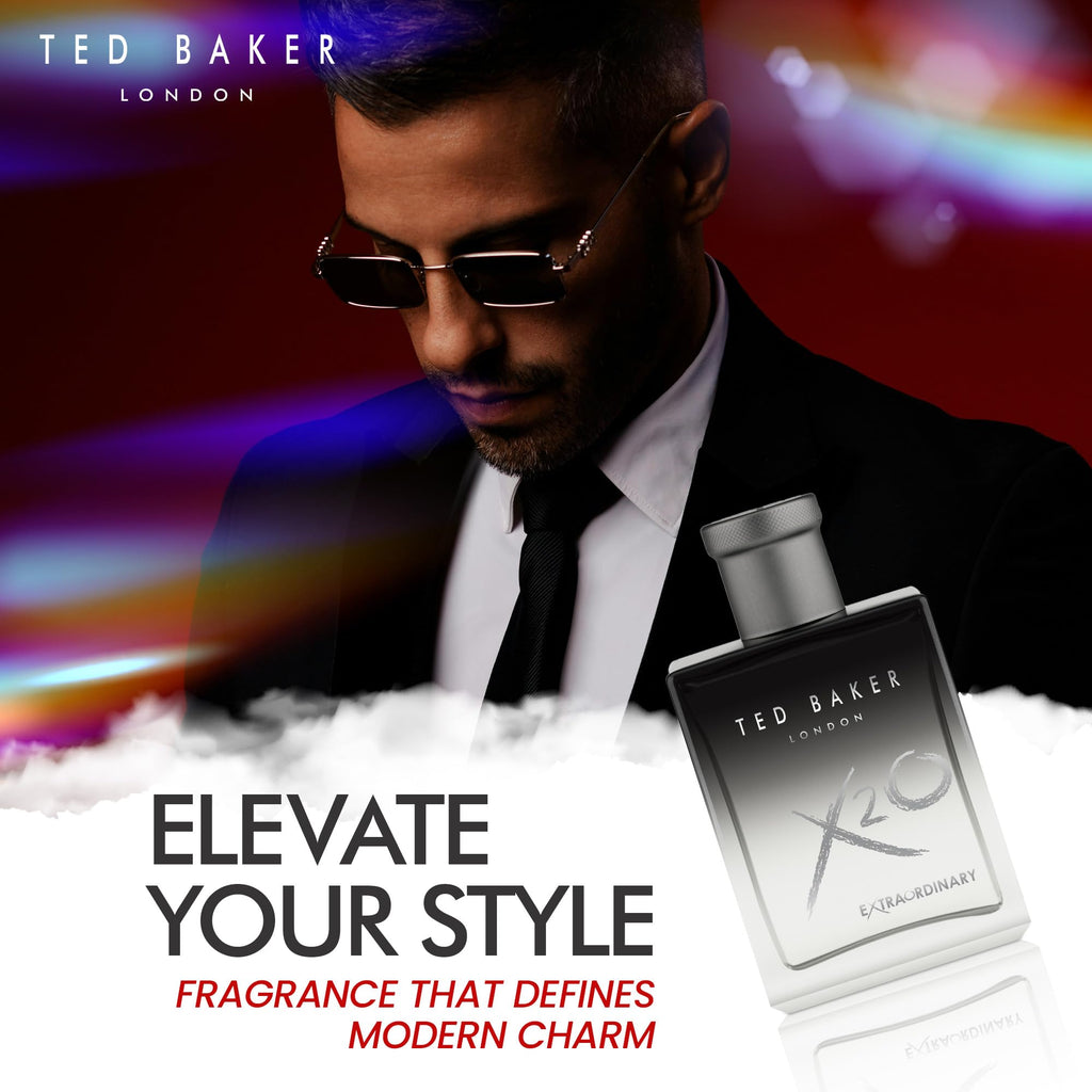 Ted Baker X20 Extraordinary For Men Eau de Toilette 100ml Spray