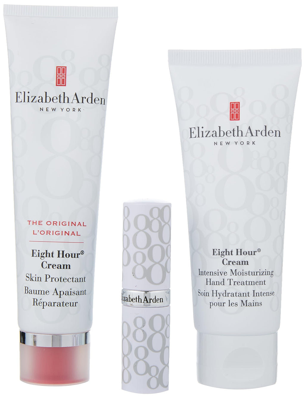 Elizabeth Arden Eight Hour Cream Gift Set 50ml Cream + 75ml Hand Treatment + 3.7g Protecting Lip Stick SPF15