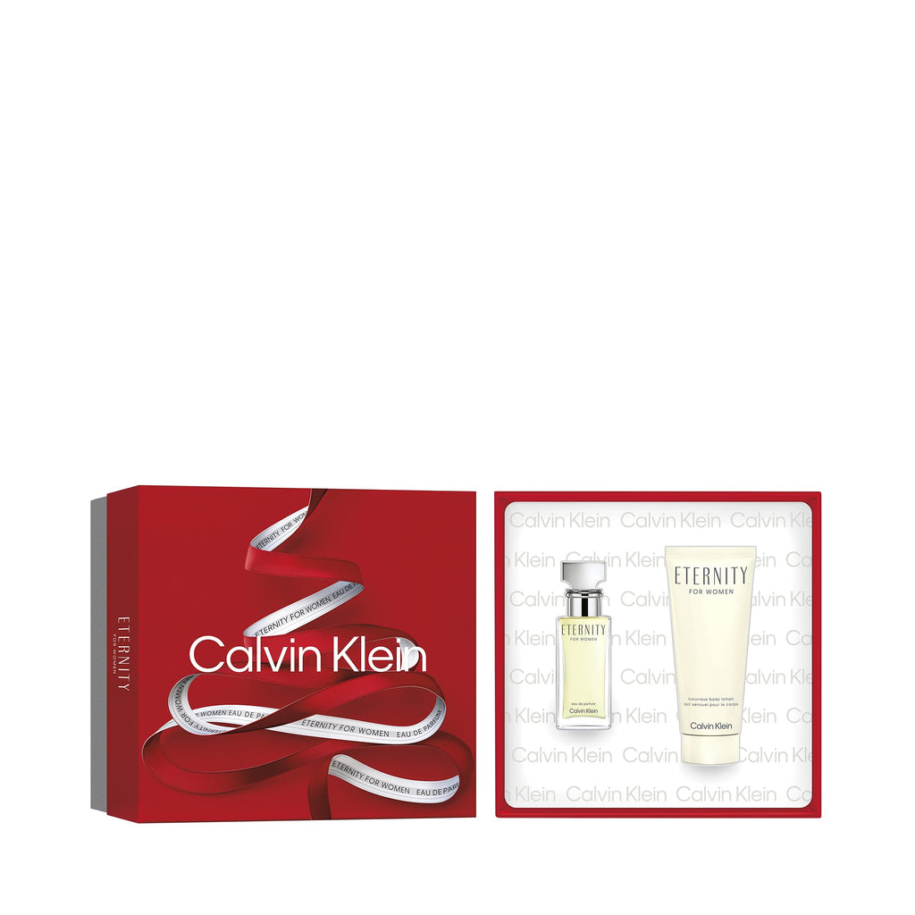 Calvin Klein Eternity Gift Set 30ml EDP + 100ml Body Lotion - Christmas Edition