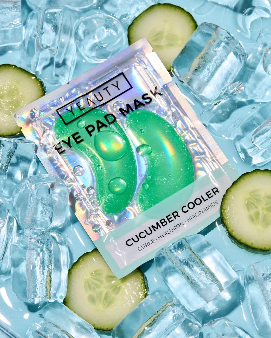 Yeauty Cucumber Cooler Eye Pad Mask 2 Pads