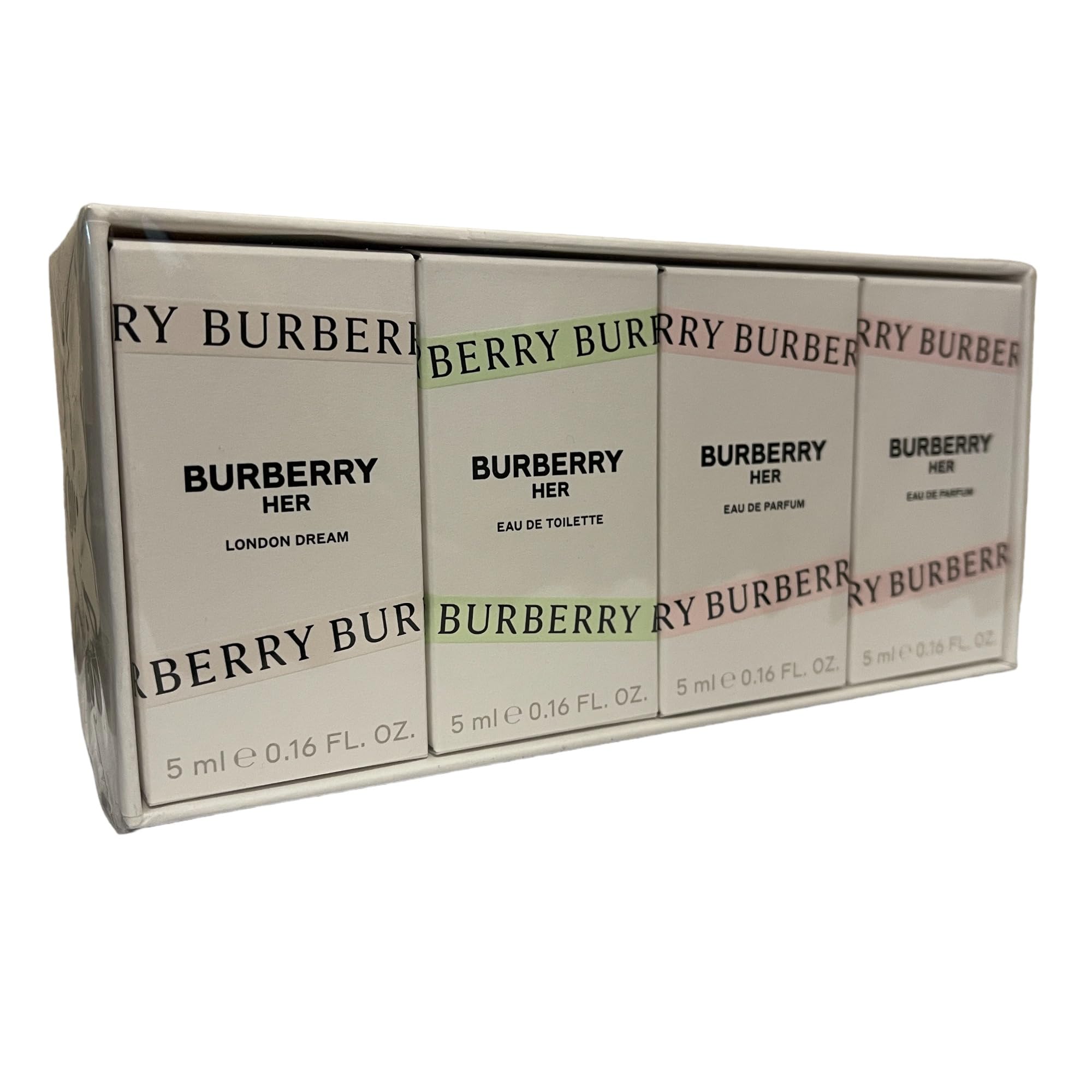 Burberry (L) Mini 2 x 5ml EDP Burberry + 5ml EDT Burberry Her + 5ml EDP Burberry Her London Dream - Personal Fragrance at MyBeautyBoutique by BURBERRY