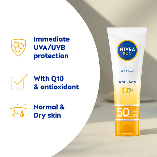 Nivea Sun UV Face Q10 Anti-Age & Anti-Pigments SPF 50 