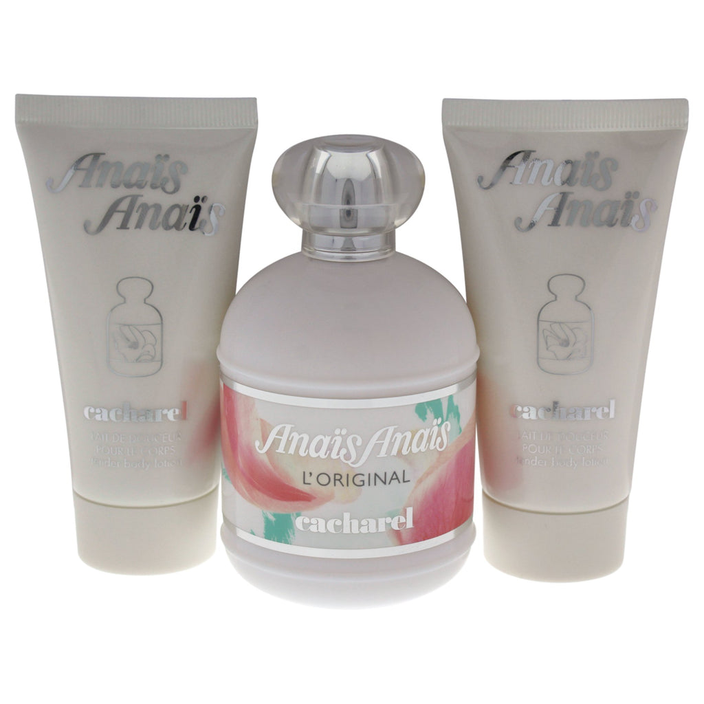 Cacharel AnaÃ¯s AnaÃ¯s L'Original Gift Set 100ml EDT + 2 x 50ml Body Lotion
