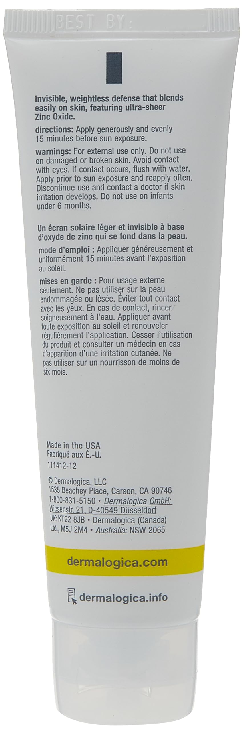 Dermalogica Invisible Physical Defense Sunscreen SPF30 50ml
