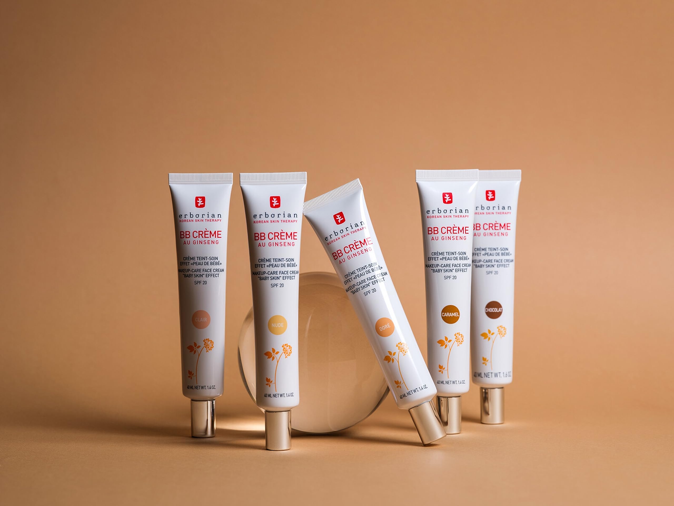 Erborian BB Cream Makeup Care Face Cream SPF20 40ml - Dore