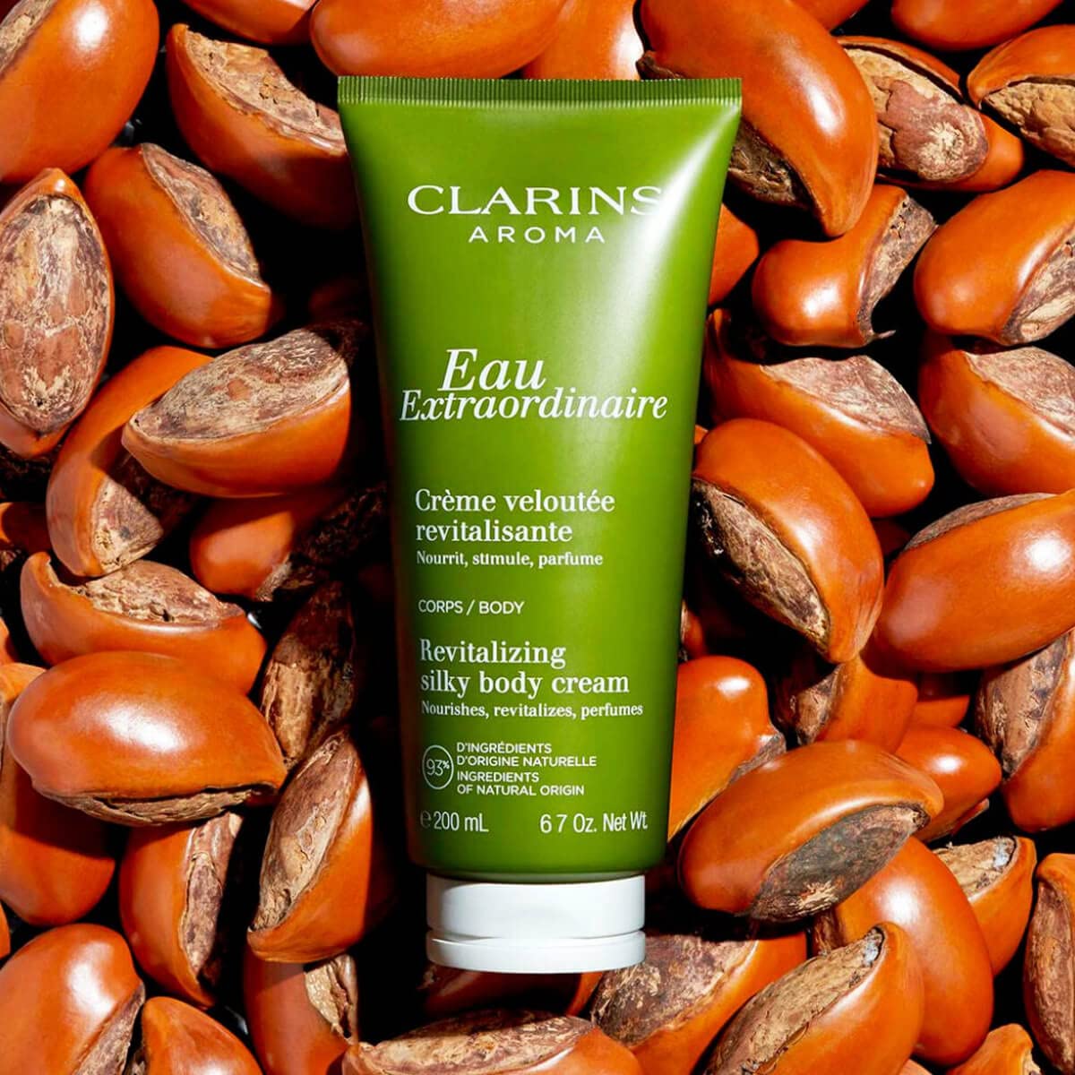 Clarins Eau Extraordinaire Revitalizing Silky Body Cream 200ml