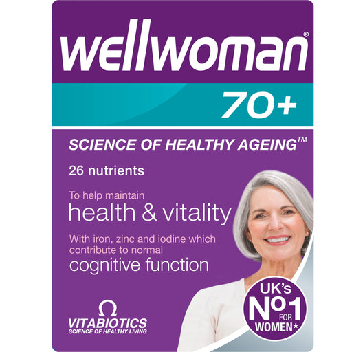 Vitabiotics Wellwoman Health And Vitality Tablets 70+ 