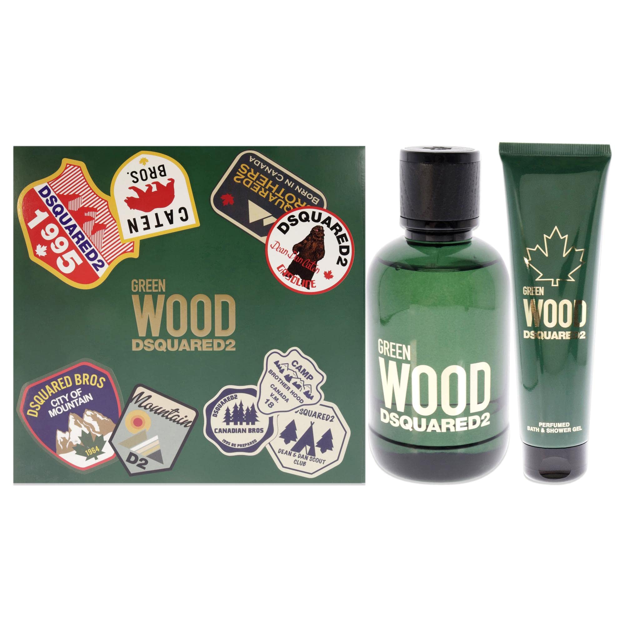 DSquared² Green Wood Gift Set 100ml EDT + 150ml Shower Gel - Fragrance at MyBeautyBoutique by DSquared²