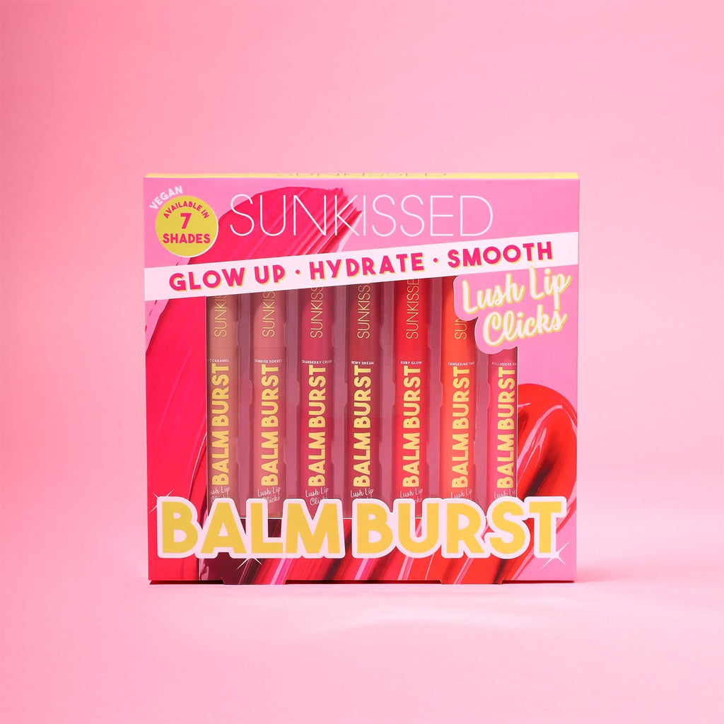 Sunkissed Balm Burst Lush Lip Clicks Gift Set 7 Pieces