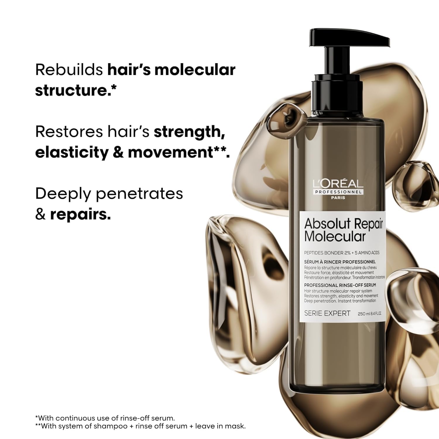 L'Oréal Série Expert Absolut Repair Molecular Rinse-Off Serum 250ml