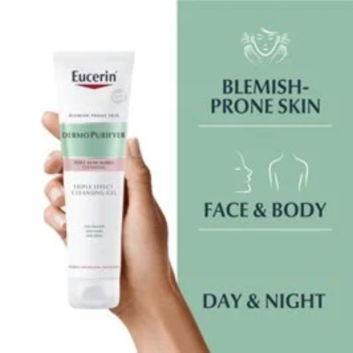 Eucerin DermoPurifyer Triple Effect Cleansing Gel 150ml