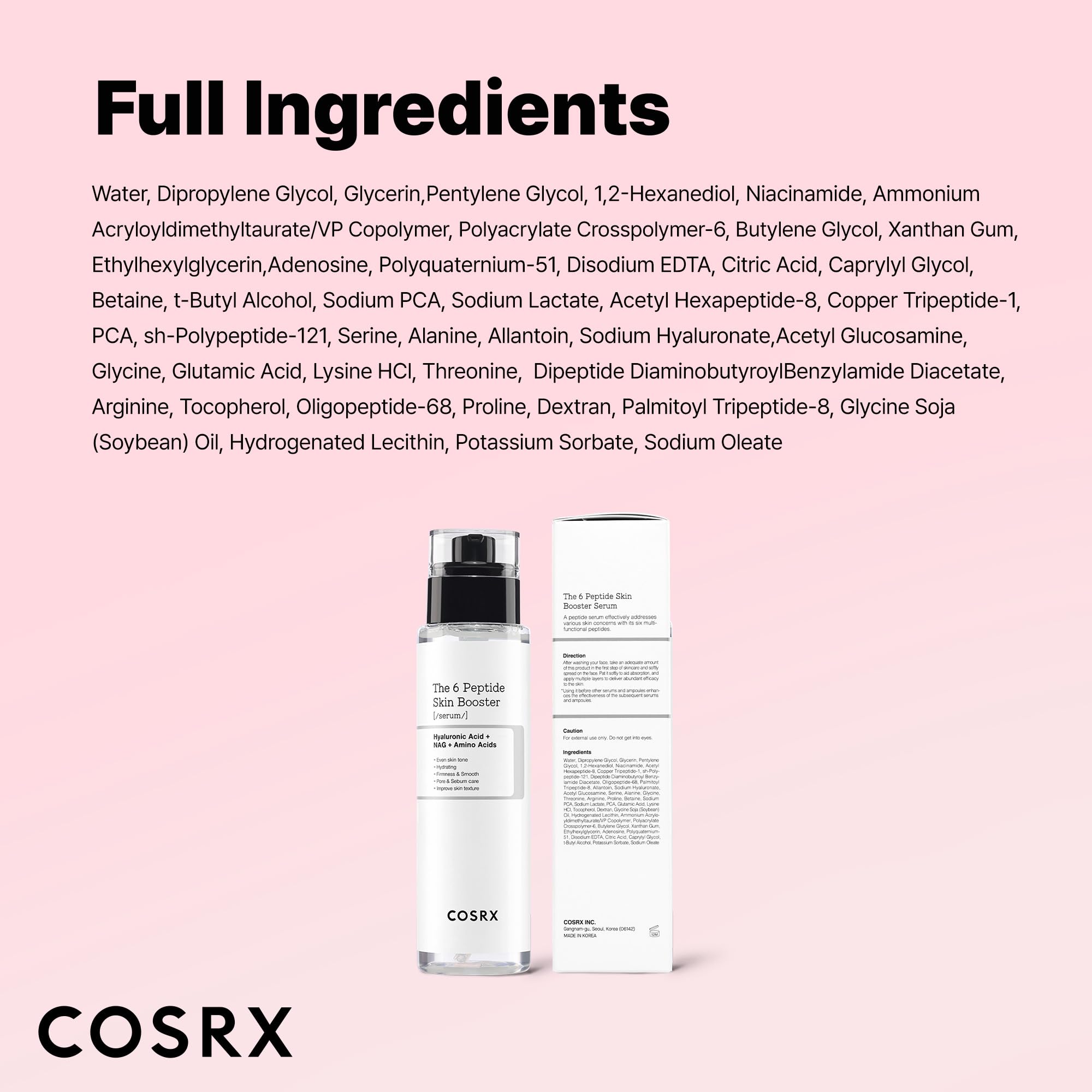 Cosrx The 6 Peptide Skin Booster Serum 150ml