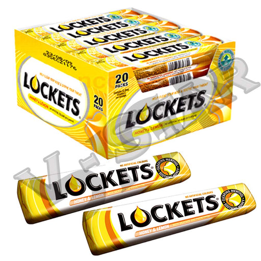 Lockets Lozenges Honey And Lemon 20 Pack