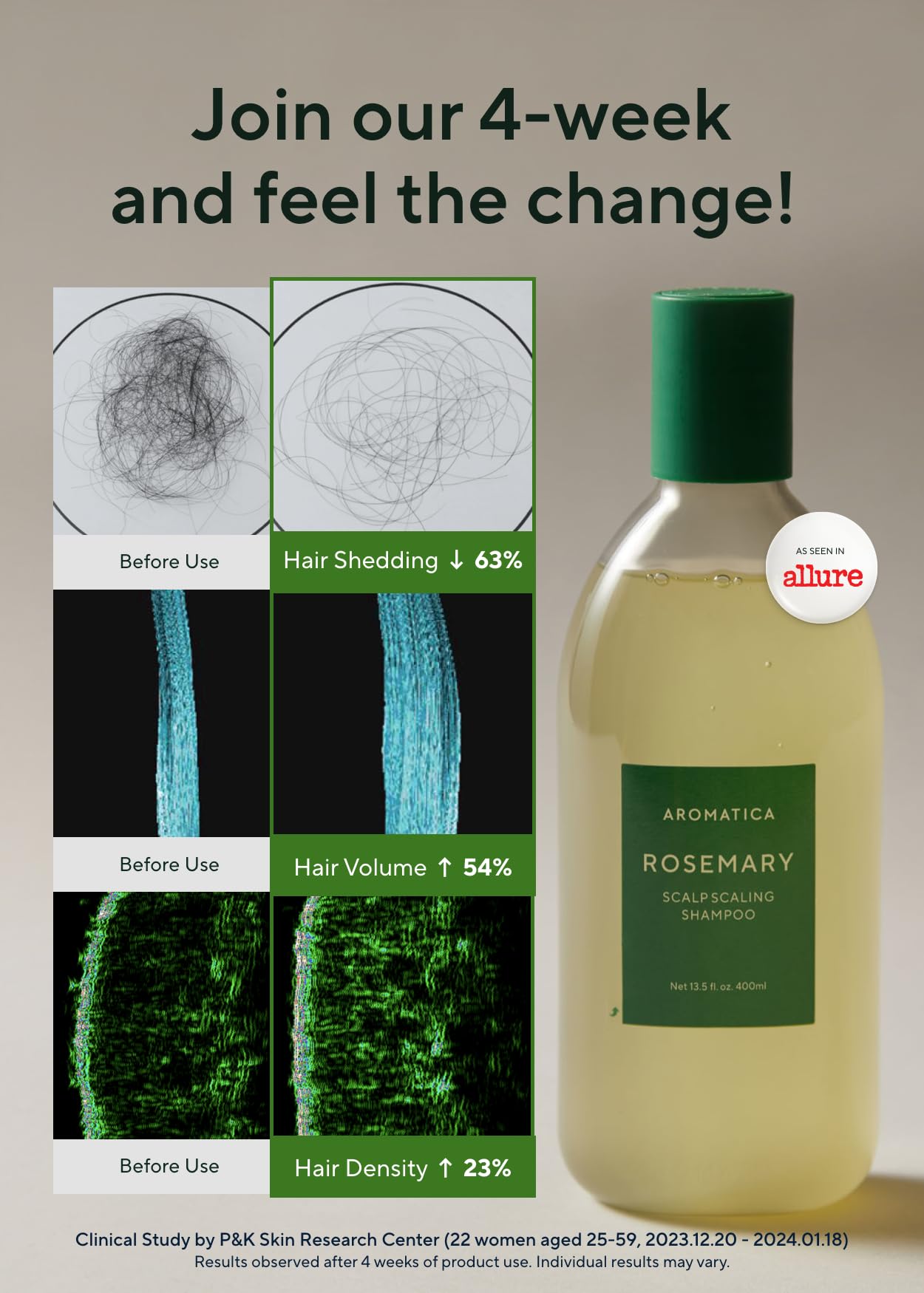 Aromatica Rosemary Scalp Scaling Shampoo 400ml