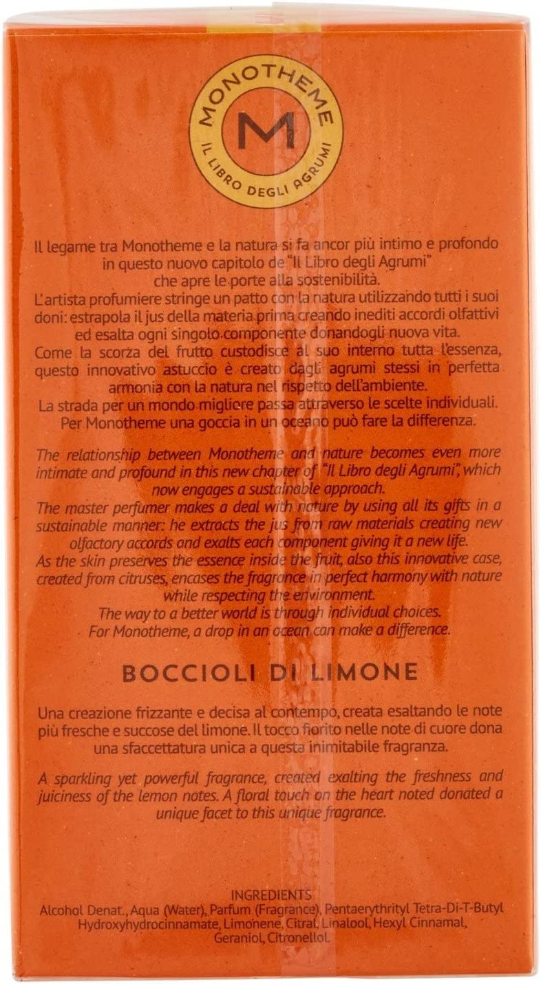 Monotheme Boccioli Di Limone Eau de Toilette 100ml - Eau de Toilette at MyBeautyBoutique by Monotheme