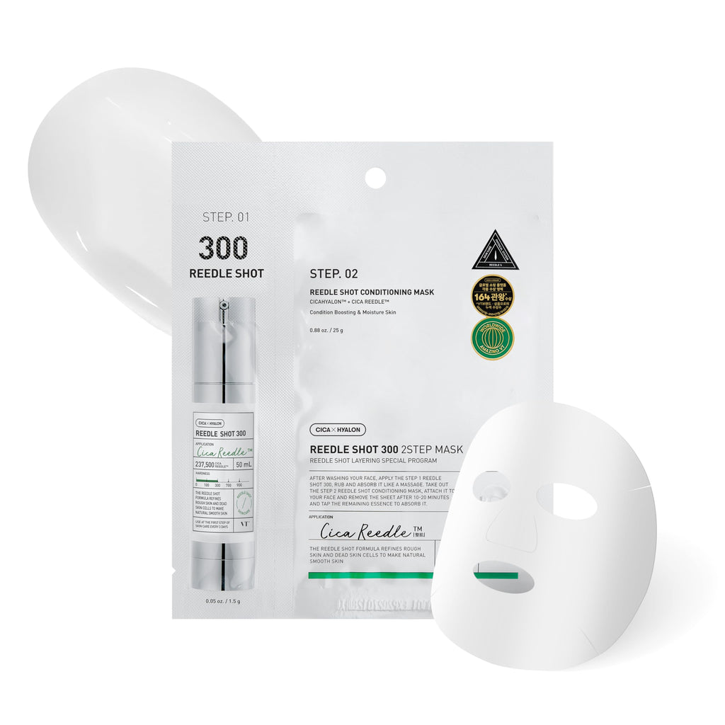 VT Cosmetics Reedle Shot 300 2-Step Mask - 1 Mask (25g)