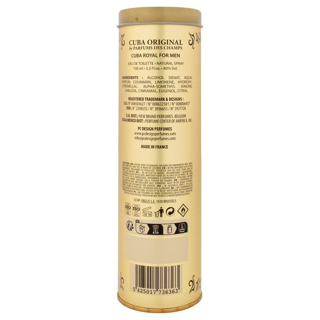 Cuba Royal Eau de Toilette 100ml Spray