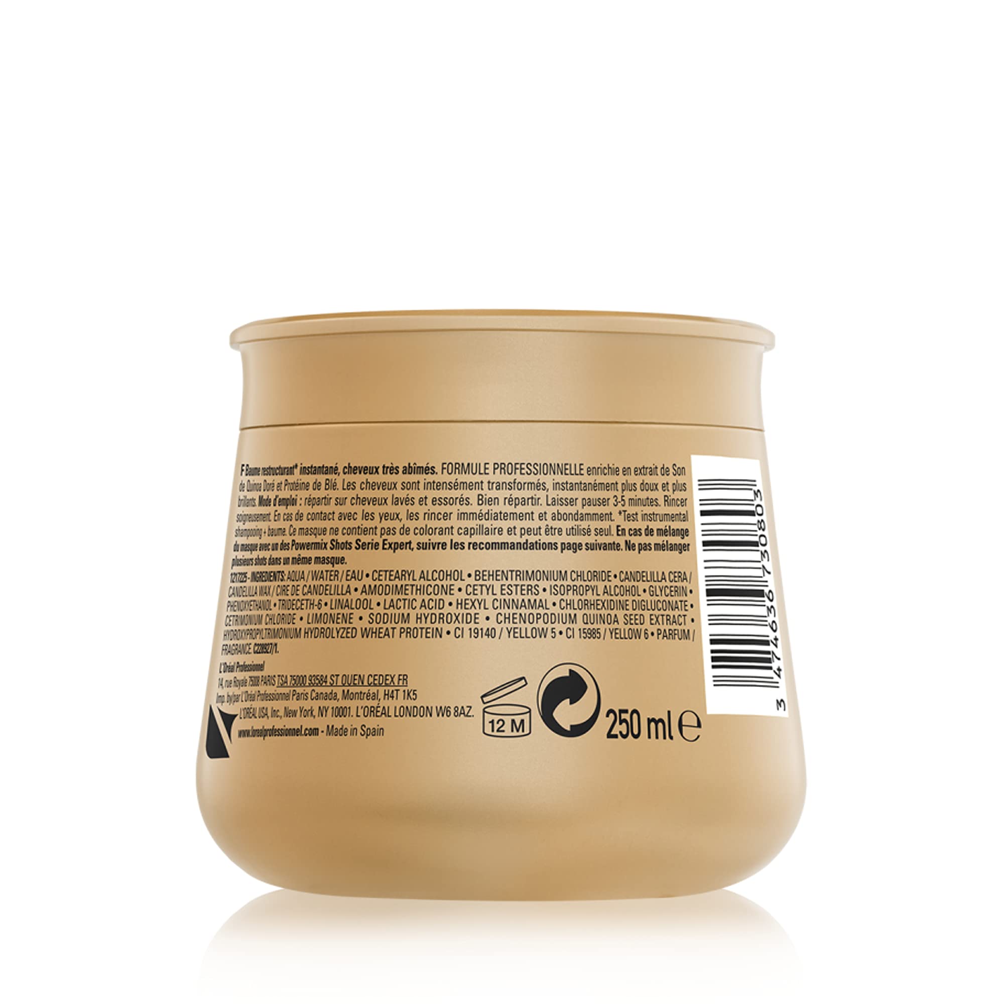 L'Oréal Professionnel Serie Expert Gold Quinoa + Protein Absolut Repair Mask 250ml