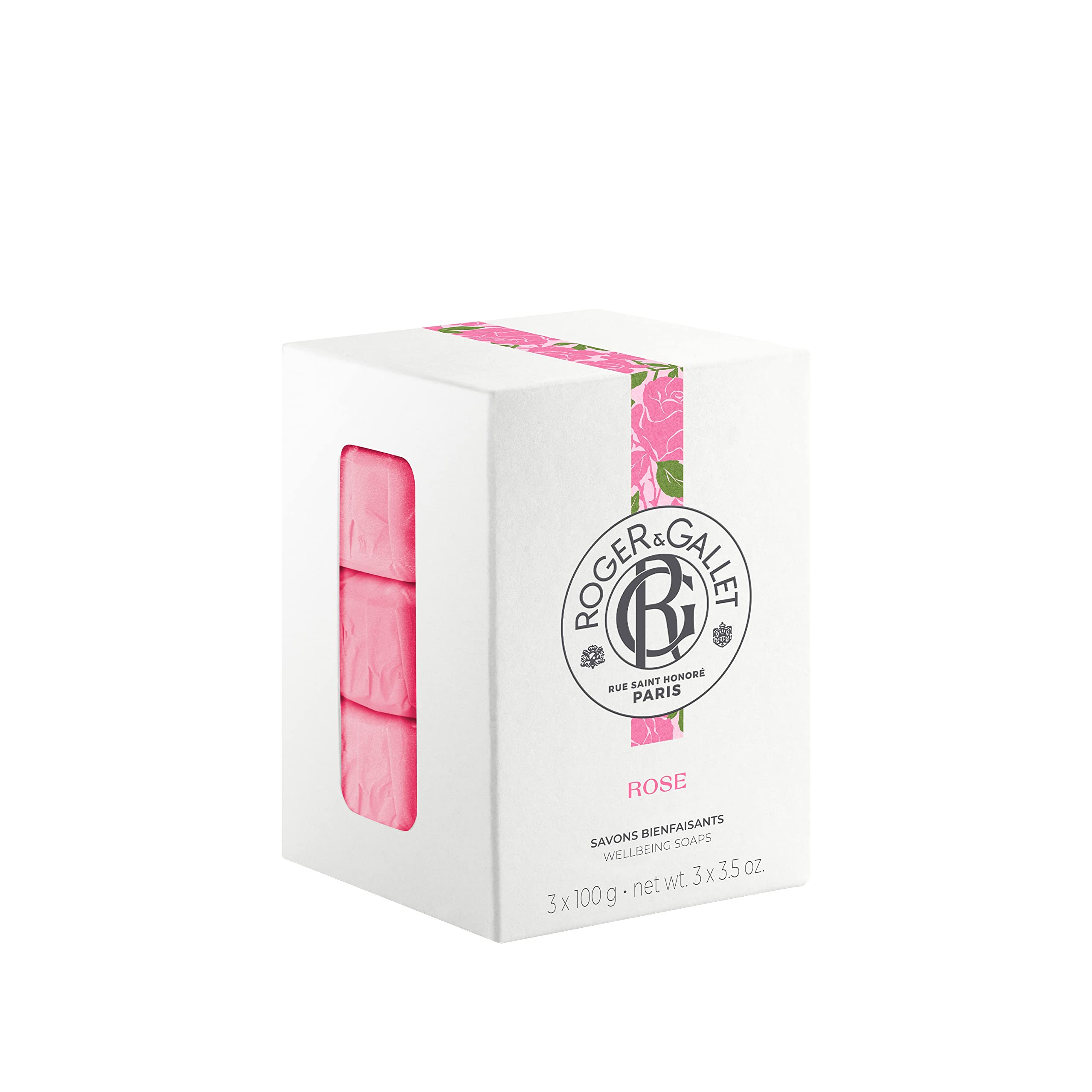 Roger & Gallet Rose Bar of Soap 3 x 100g