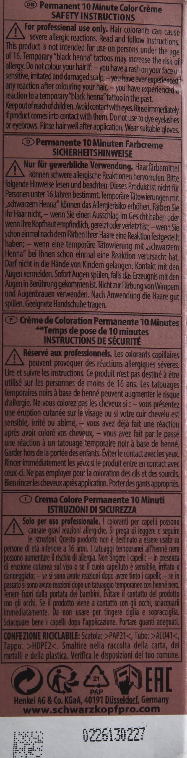 Schwarzkopf Igora Color 10 Permanent Hair Colour Cream 60ml - 7-0 Medium Blonde