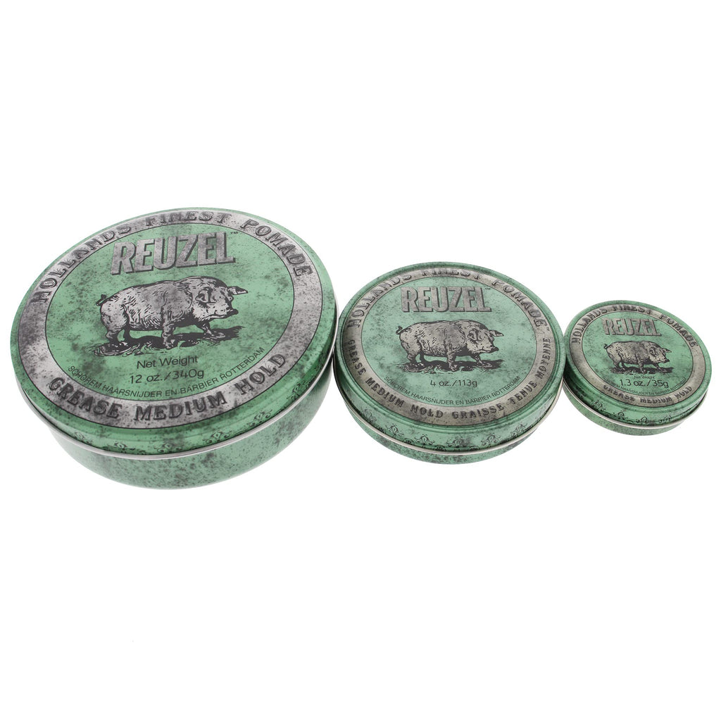 Reuzel Green Medium Hold Grease Pomade 113g