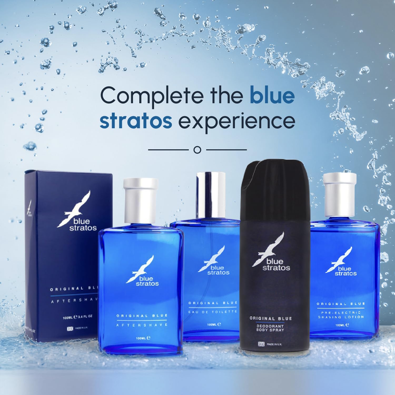 Parfums Bleu Limited Blue Stratos Pre-Electric Shaving Lotion 100ml