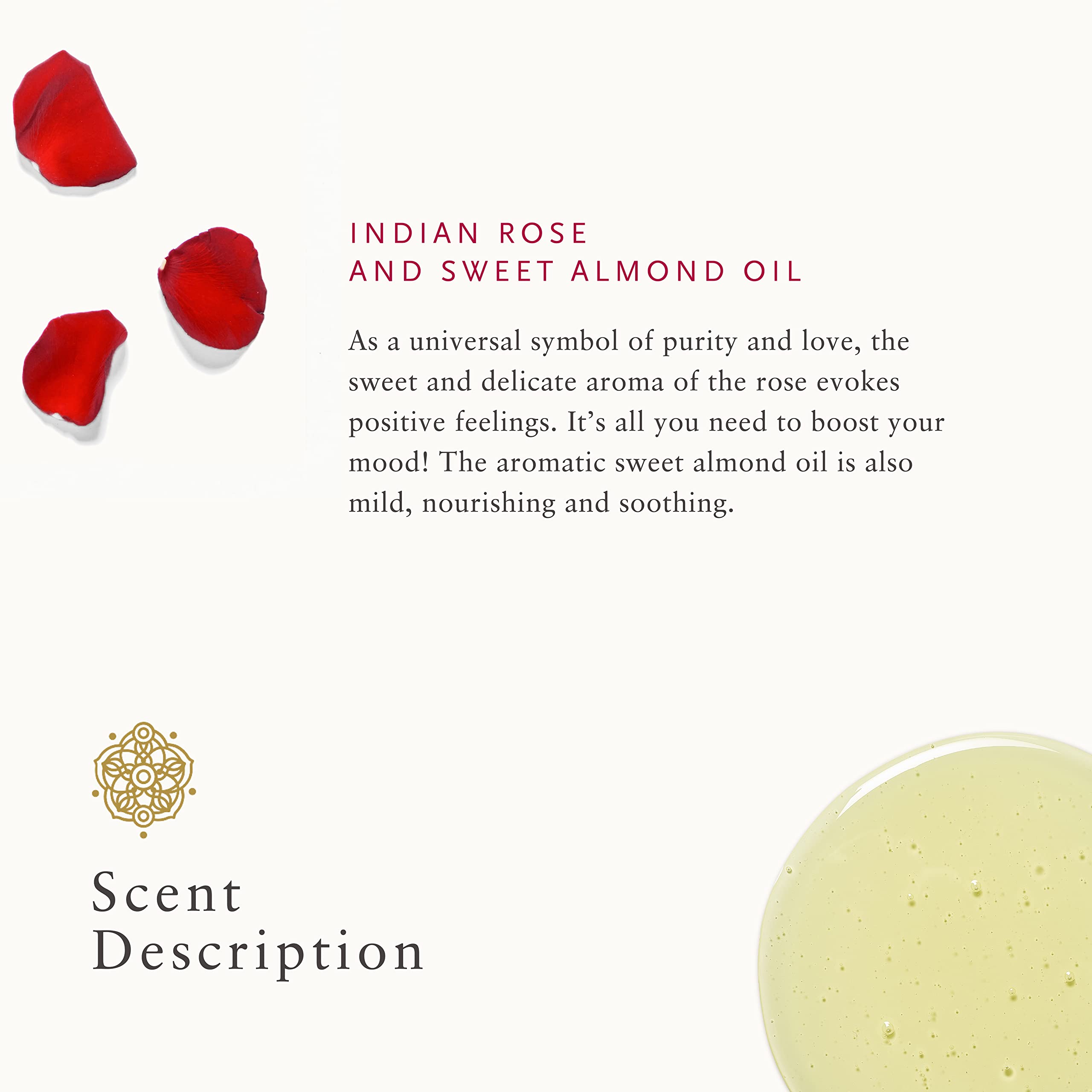 The Ritual of Ayurveda Nourishing Rich Body Oil 100ml - Indian Rose & Sweet Almond Oil