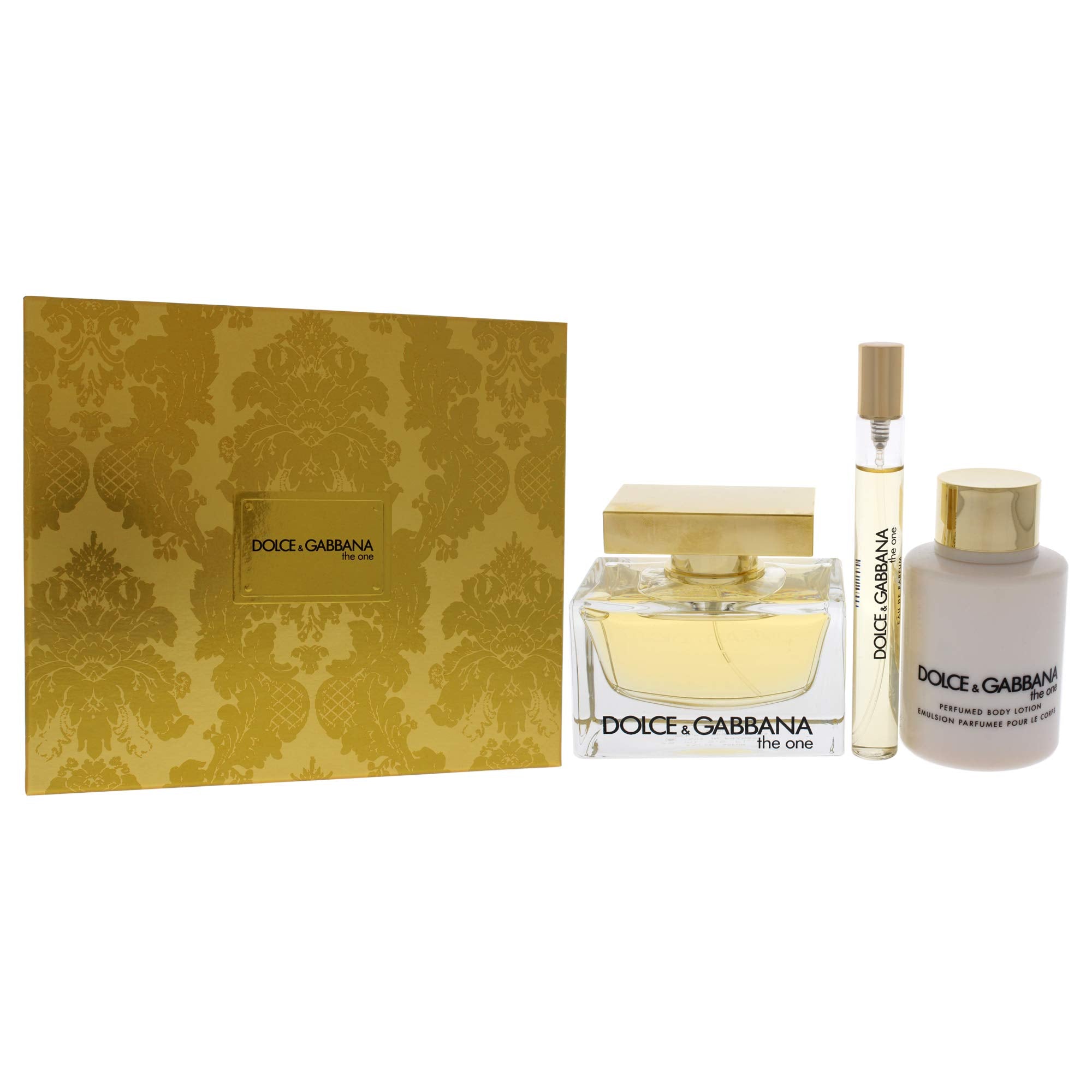 Dolce & Gabbana The One Gift Set 75ml EDP + 10ml EDP + 50ml Body Lotion