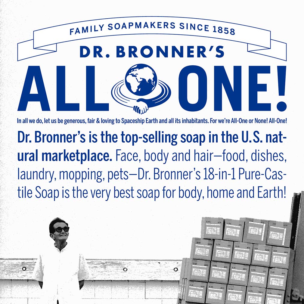 Dr. Bronner's Lemongrass-Lime Organic Sugar Soap 710ml