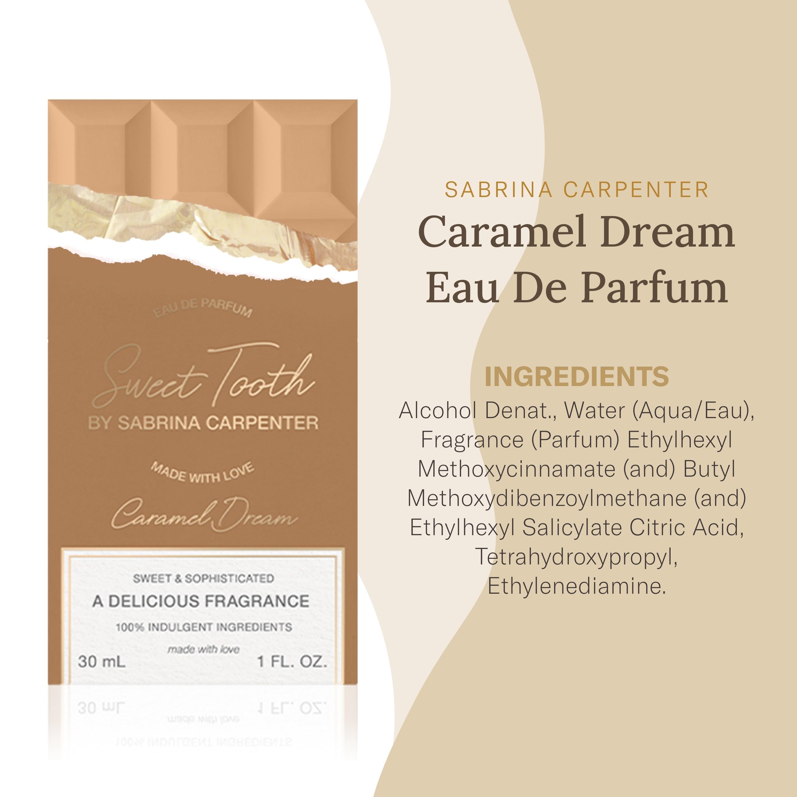 Sabrina Carpenter Sweet Tooth Caramel Dream Eau de Parfum 30ml Spray