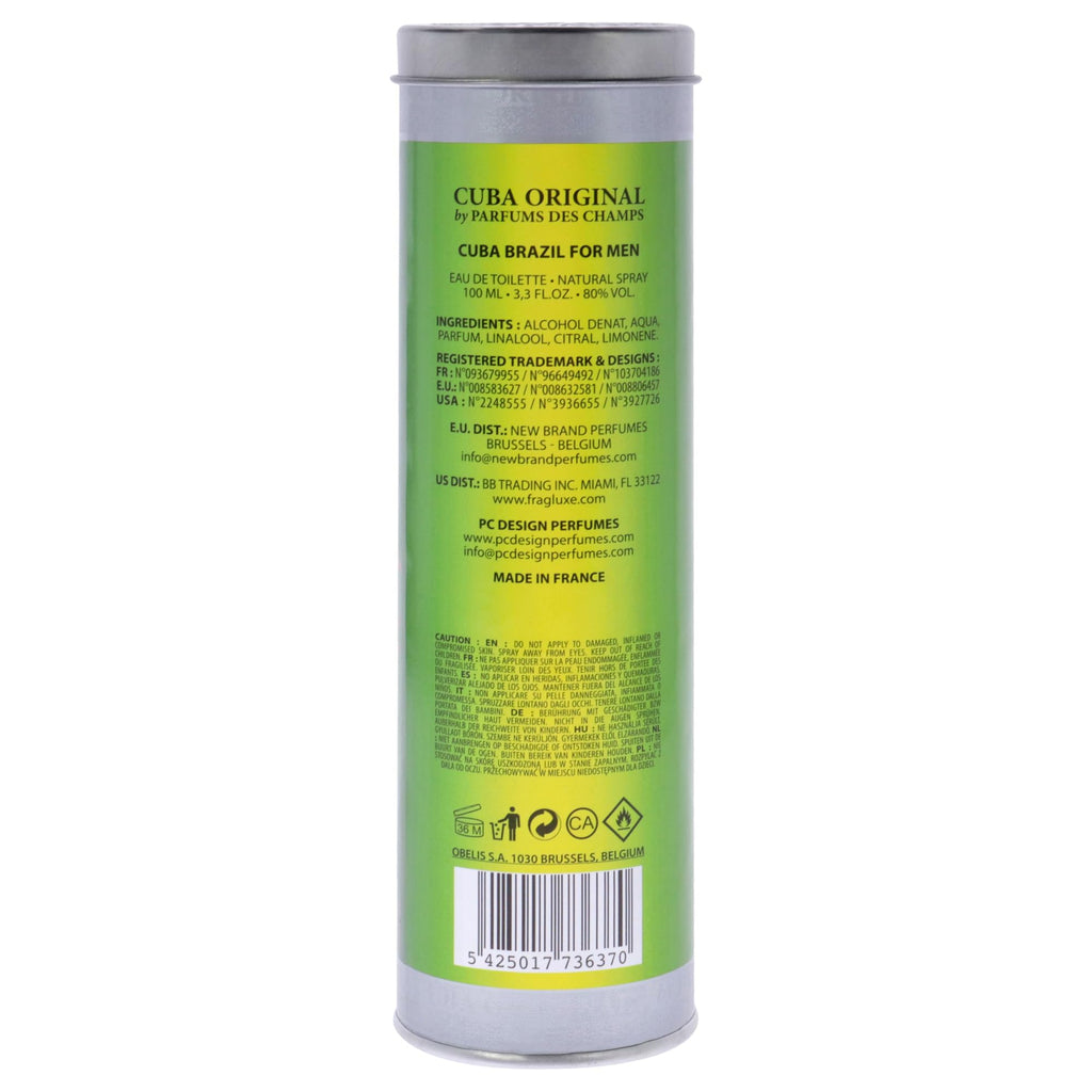 Cuba Brazil Eau de Toilette 100ml Spray