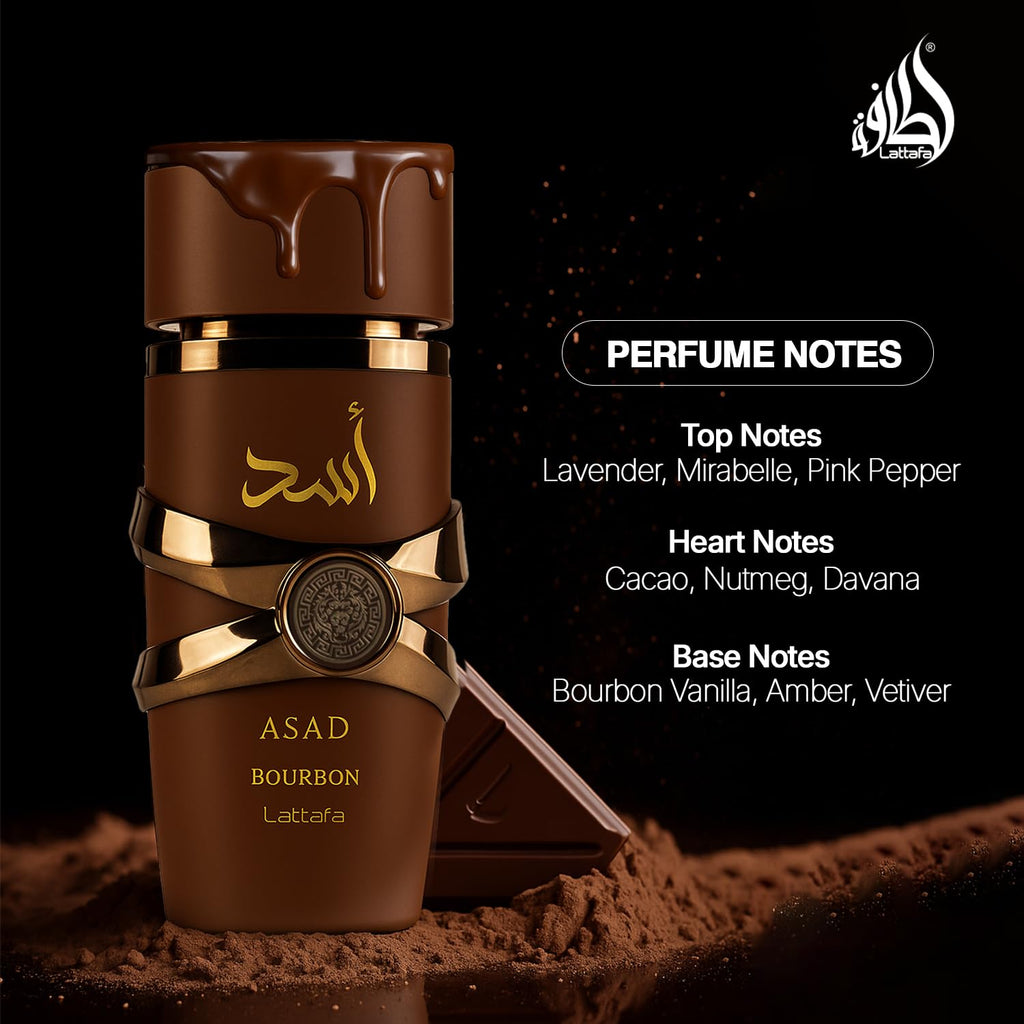 Lattafa Perfumes Asad Bourbon Eau de Parfum 100ml Spray