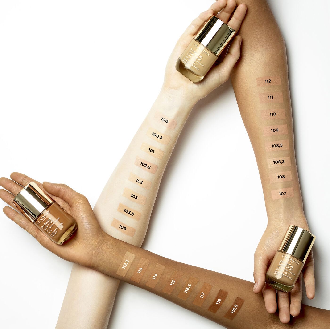 Clarins Everlasting Youth Fluid Foundation SPF15 30ml - 110 Honey