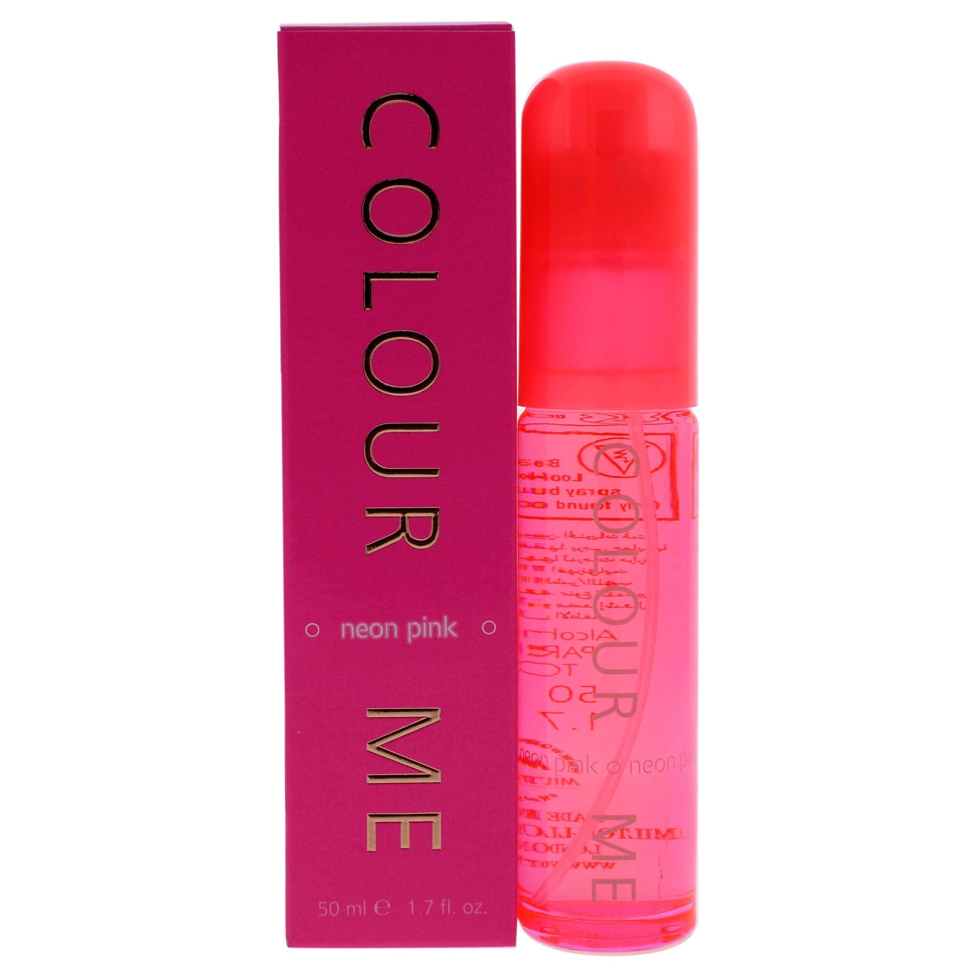 Milton Lloyd Colour Me Neon Pink Eau de Parfum 50ml Spray - Eau de Perfume at MyBeautyBoutique by Milton Lloyd