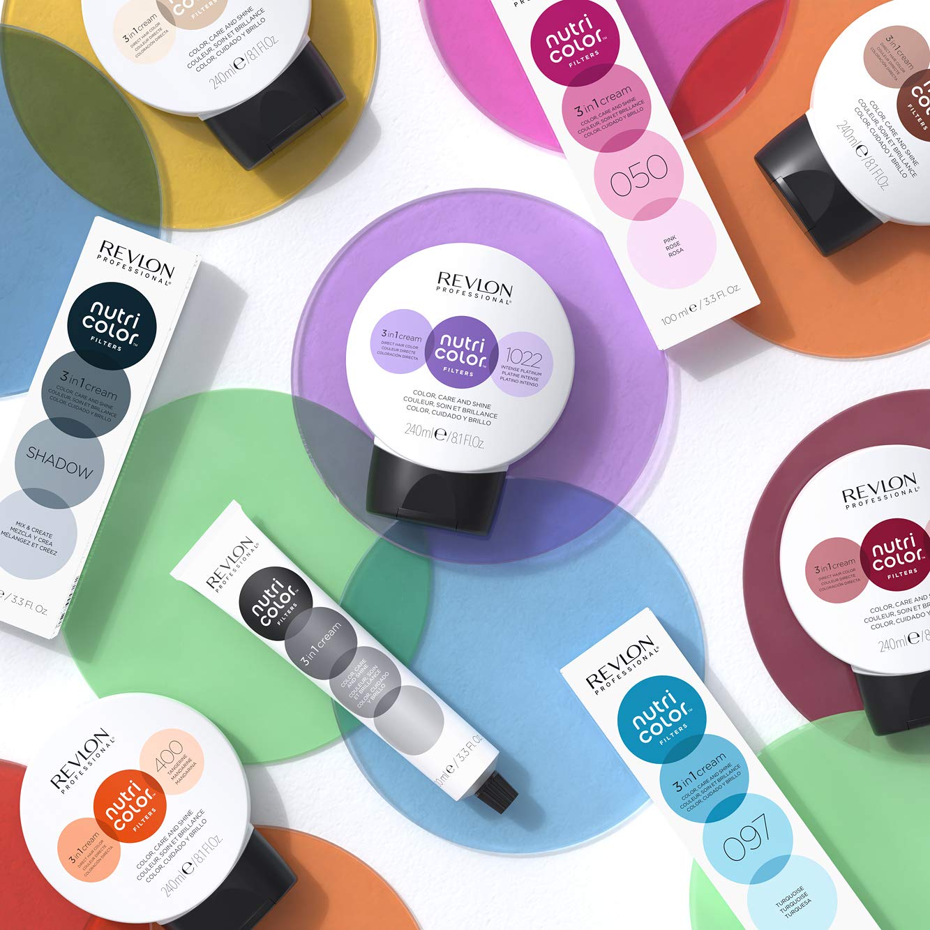 Revlon Nutri Color Filters 3 in 1 Cream Hair Colourant 240ml - 821 Silver Beige