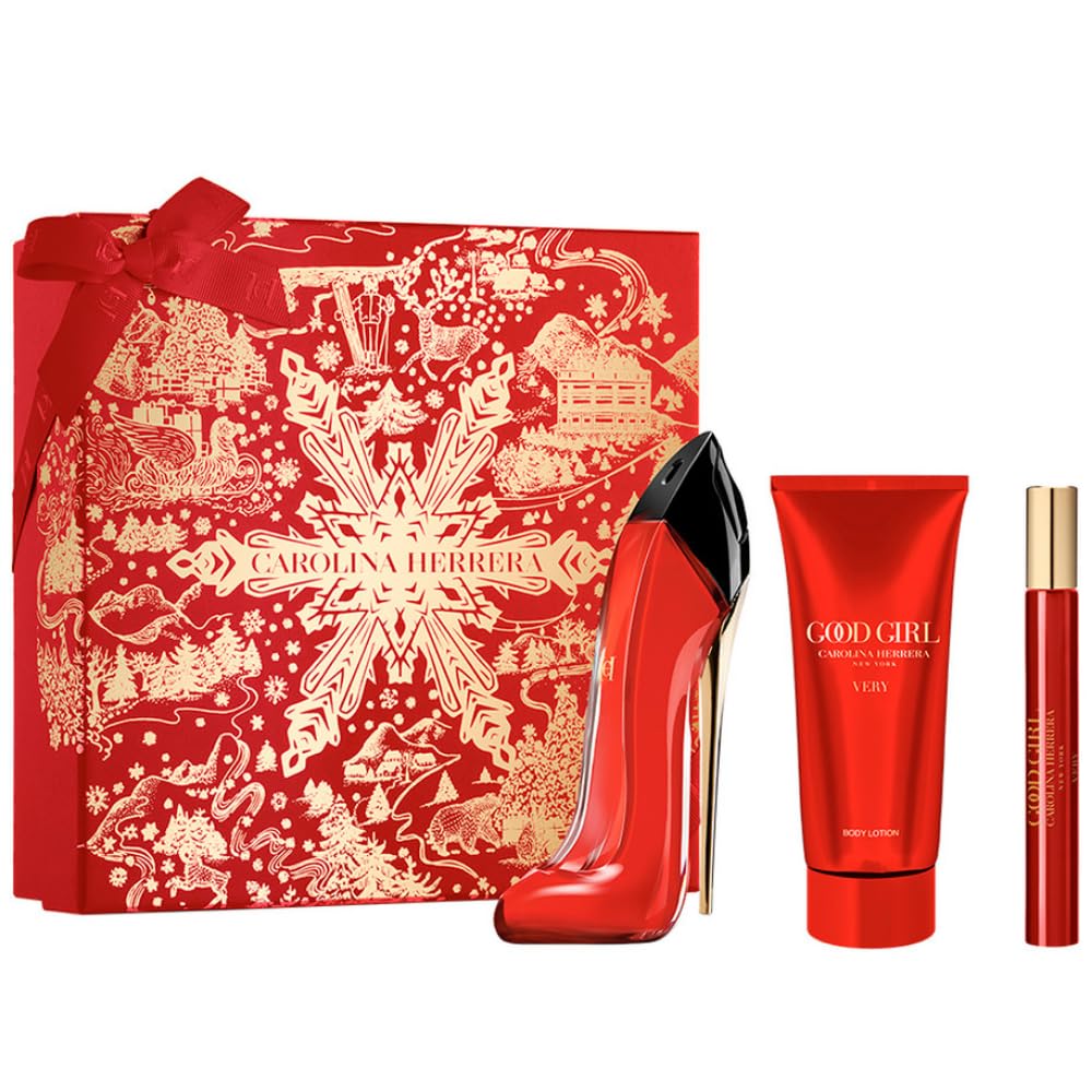Carolina Herrera Very Good Girl Gift Set 80ml EDP + 100ml Body Lotion + 10ml EDP