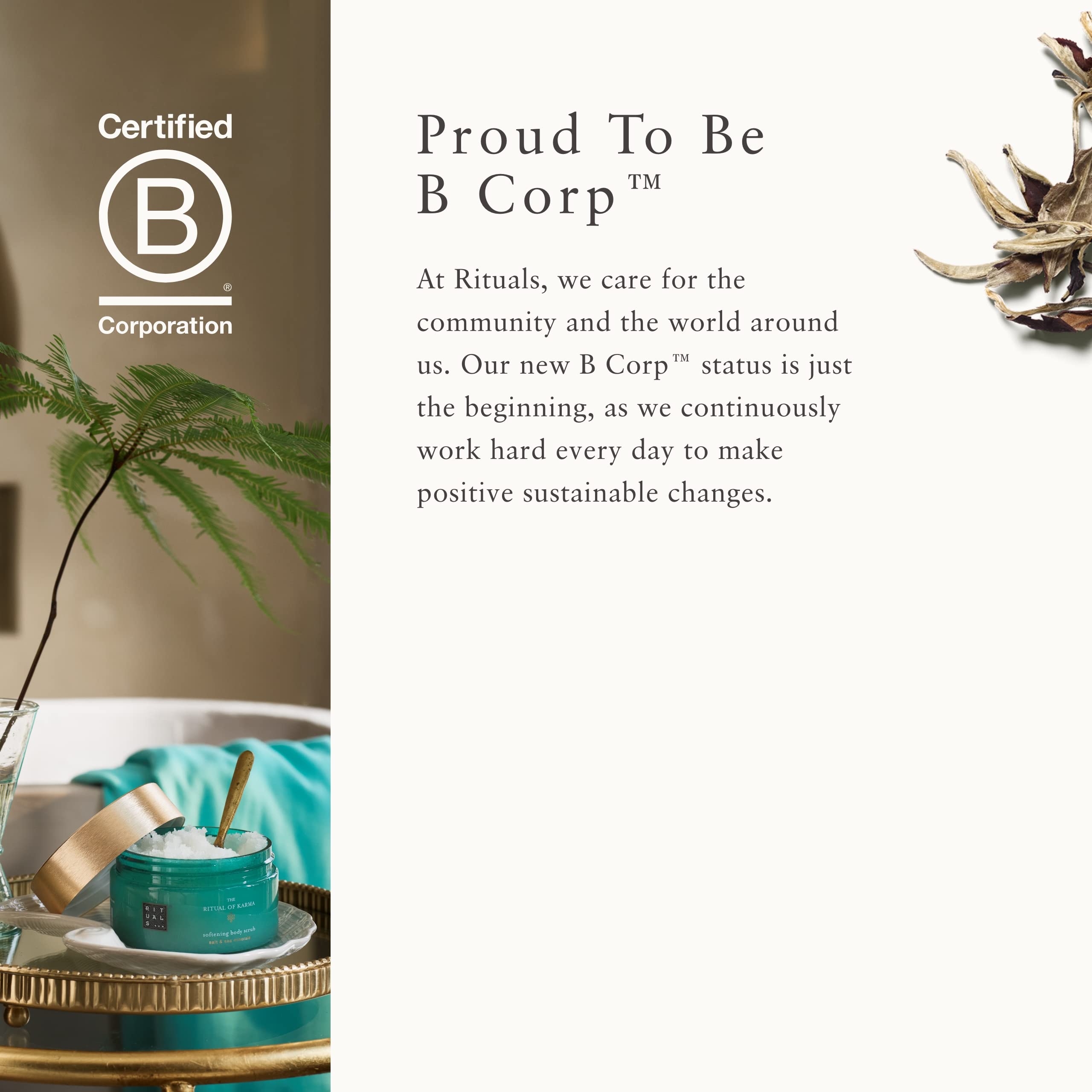 Rituals The Ritual of Karma Gift Set 50ml Shower Foam + 70ml Body Cream + 125g Body Peeling