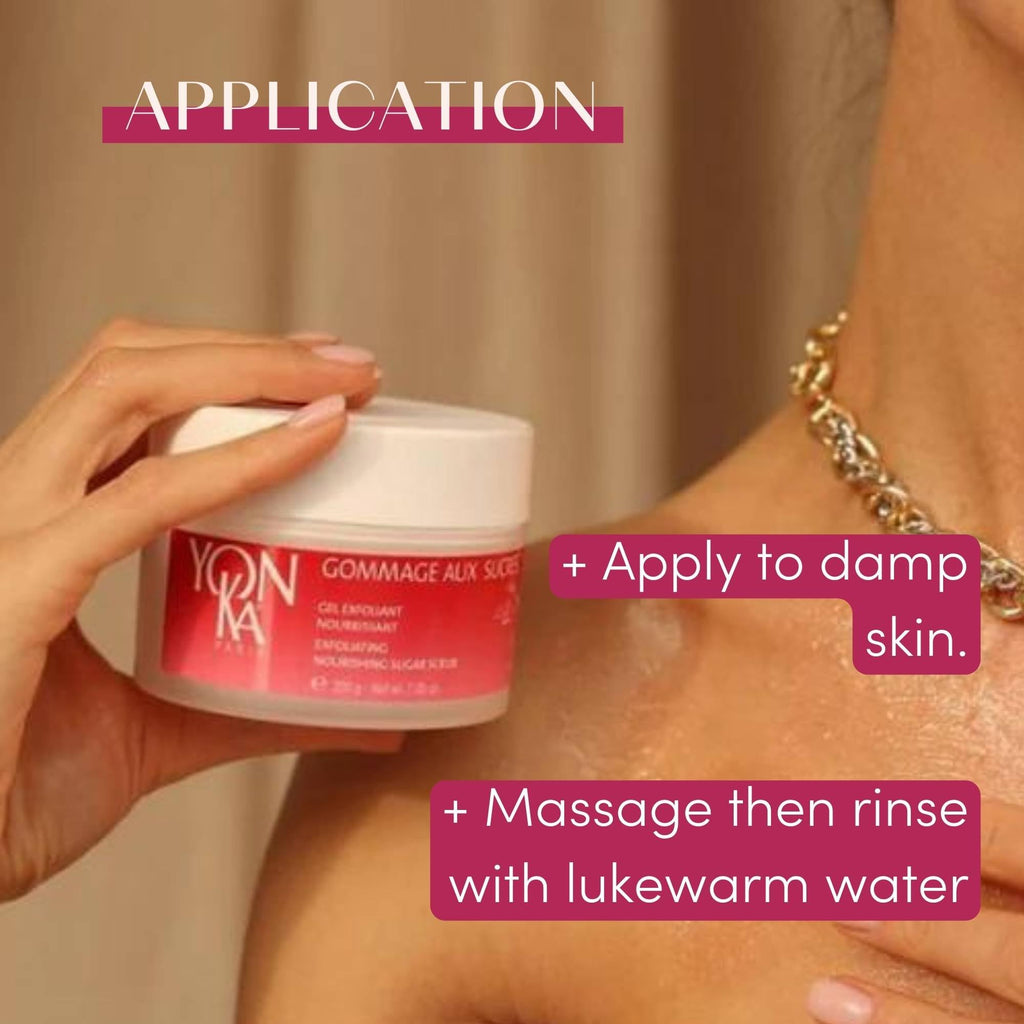 Yon-ka Paris Gommage Sucre Nourishing Exfoliant Sugar Body Scrub 200ml
