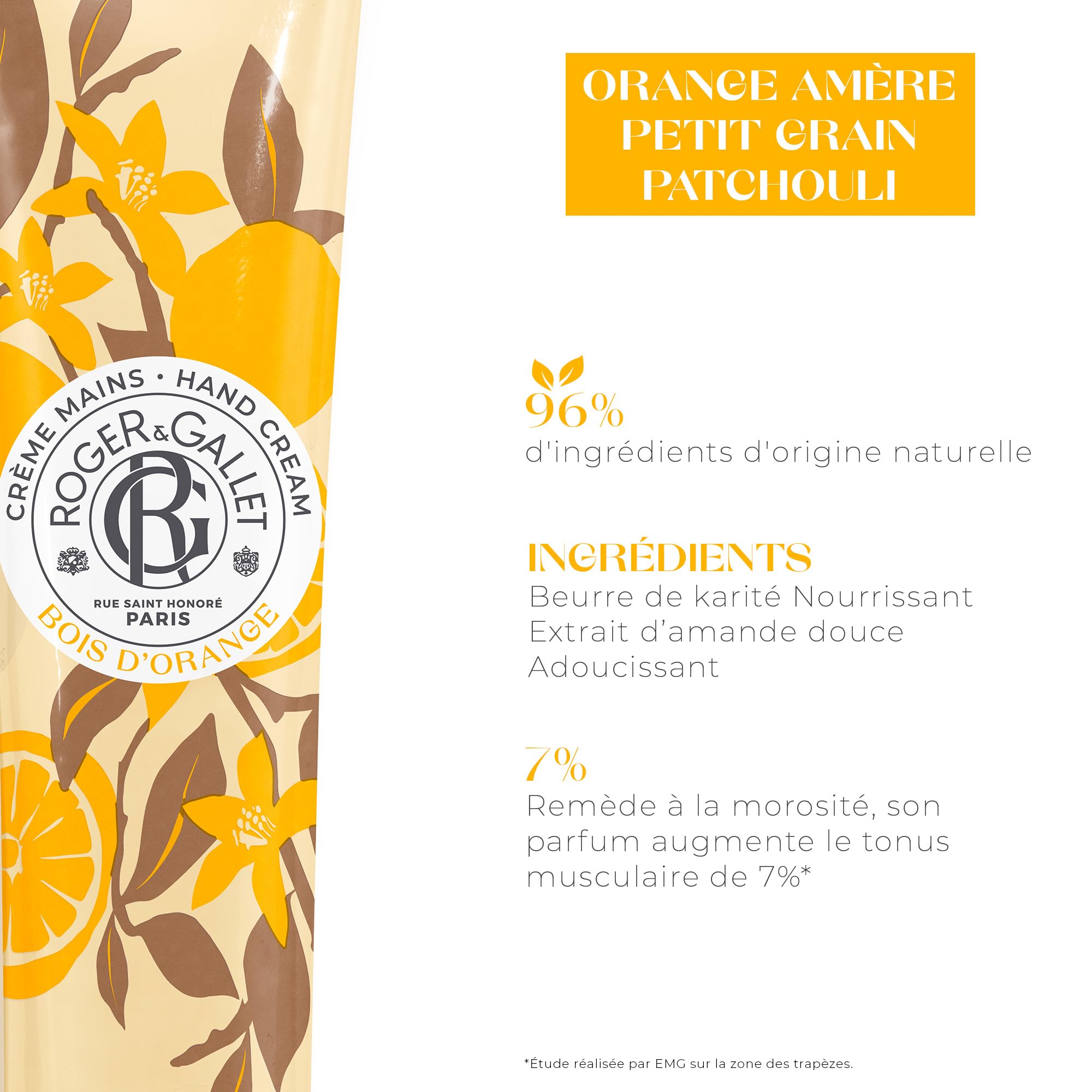 Roger  Gallet Bois D'orange Hand Cream 30ml