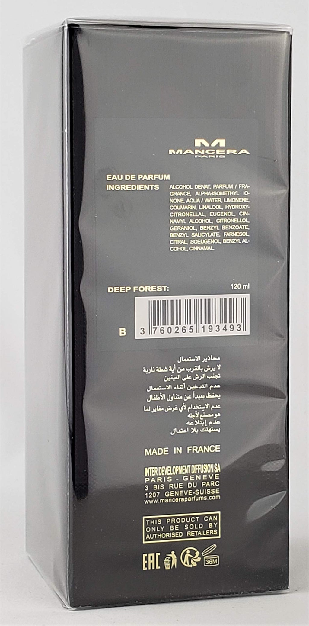Mancera Deep Forest Eau de Parfum 120ml Spray